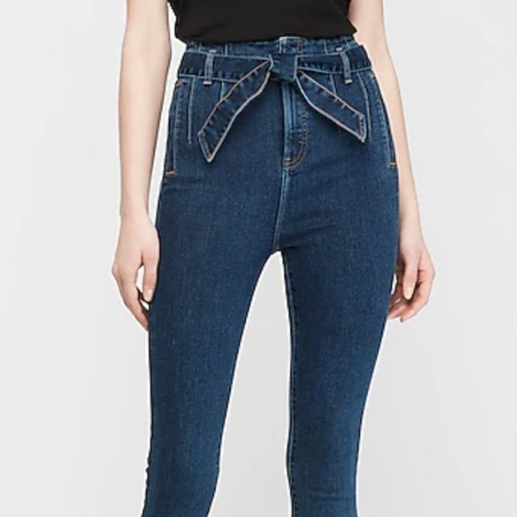 Express High Waisted Skinny Jeans - Picture 1 of 3